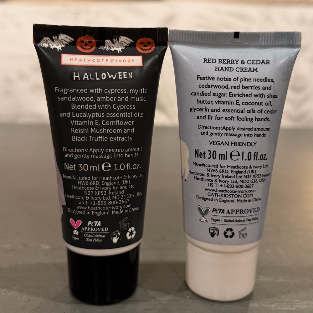 NEW Heathcote & Ivory Nathalie Lete Halloween & Cath Kidston Festive Hand Lotion - Picture 8 of 8